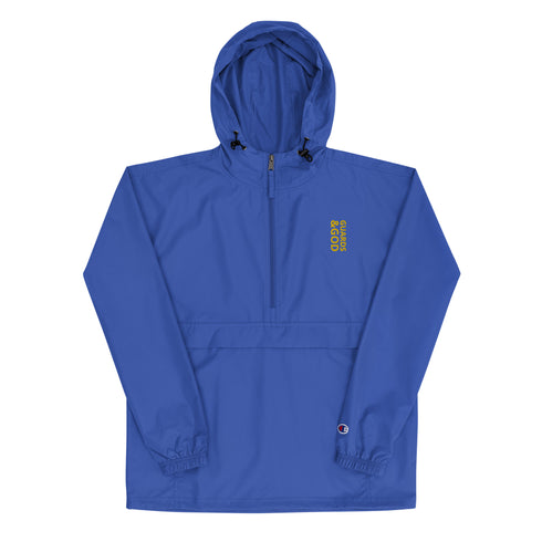 Guards &God Vertical Tuscan Embroidered Champion Packable Jacket